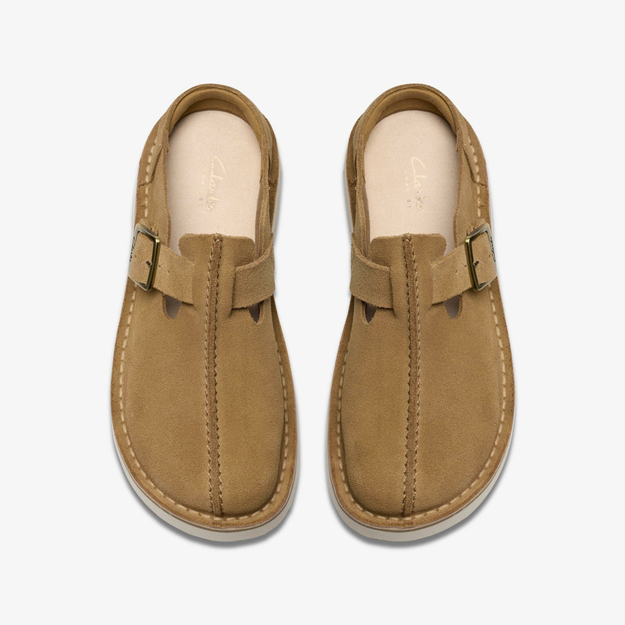 Solsbury Mule Dark Sand Suede Clarks Women