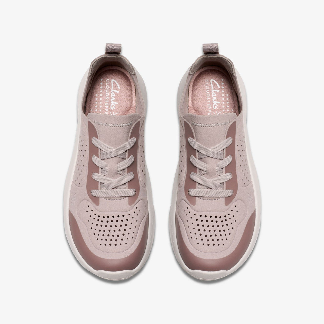 Solevana Tie Mauve Combination Clarks Women