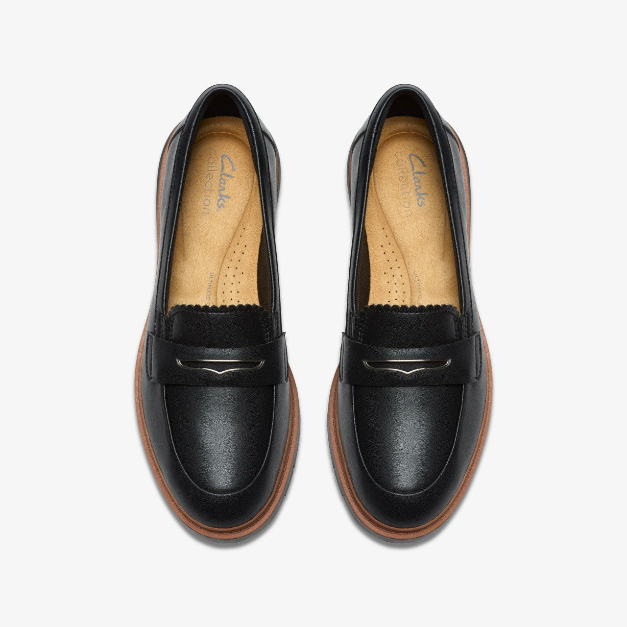 Westlynn Glow Black Leather Clarks Women