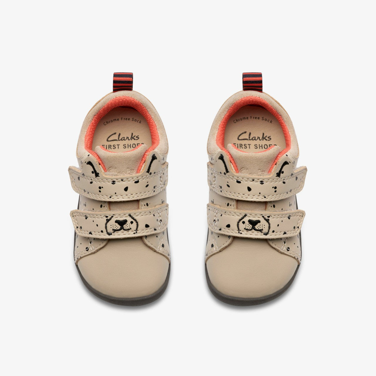 Roamer Wish Toddler Off White Print Clarks Kids