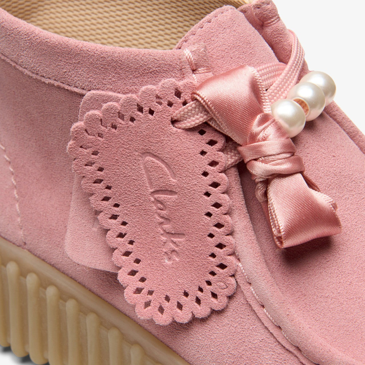 Torhill Moss Dusty Rose Suede Clarks Women