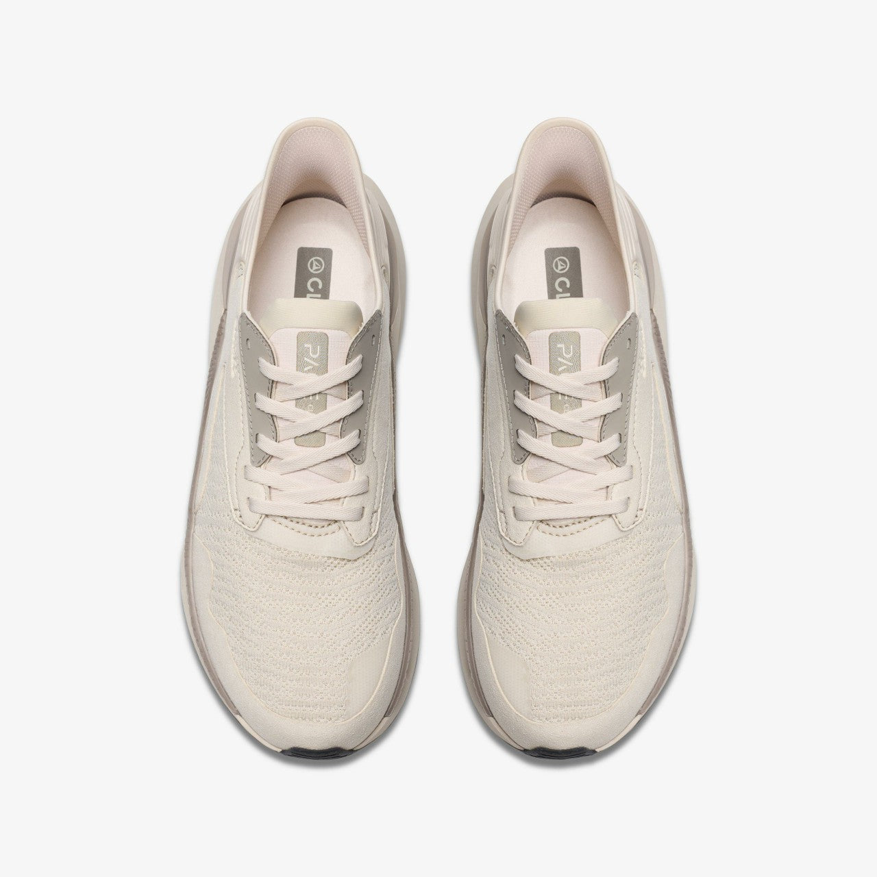 Clarks Pace Off White Combination Clarks Men