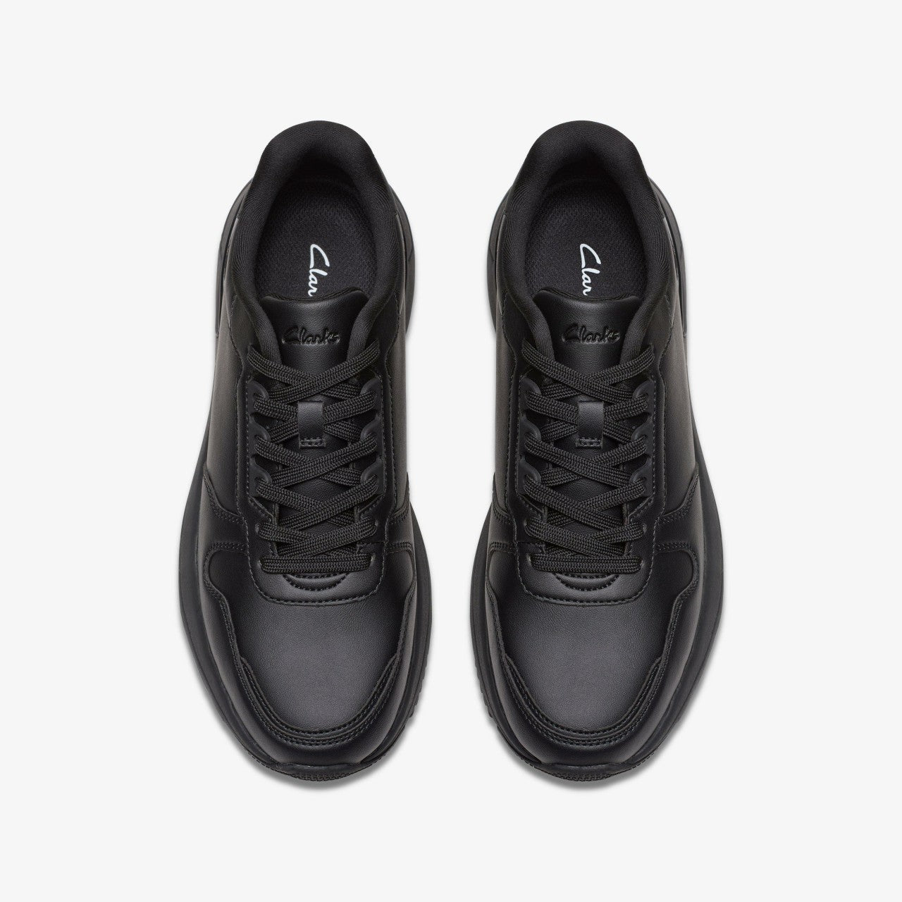 Elwick Lace Black Clarks Men