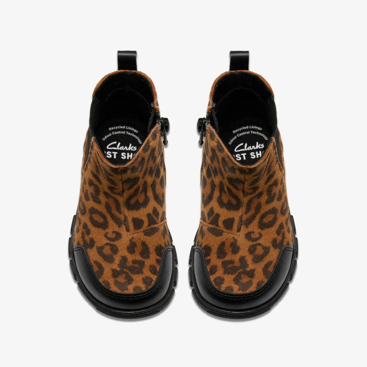 Evyn Chelsea Toddler Leopard Print Clarks Kids