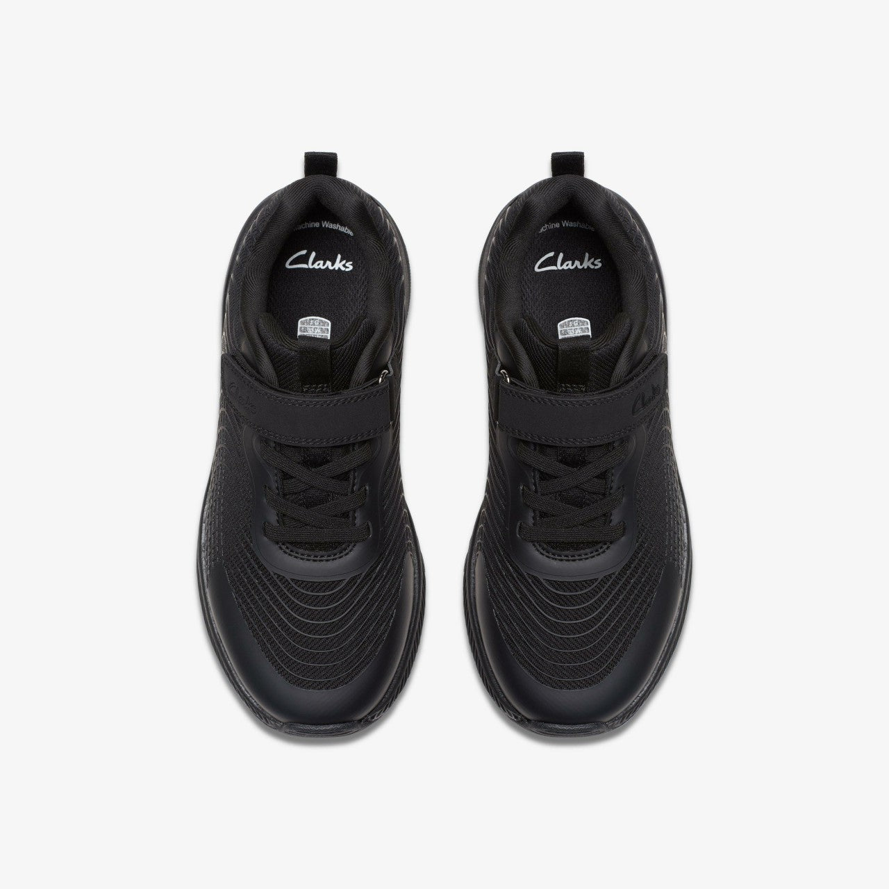 Deyes Dash Kid Black/Black Clarks Kids