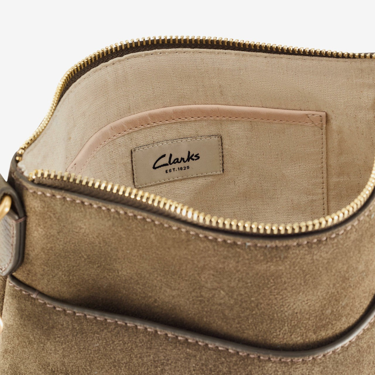 Willow Cross Olive Suede Clarks Women