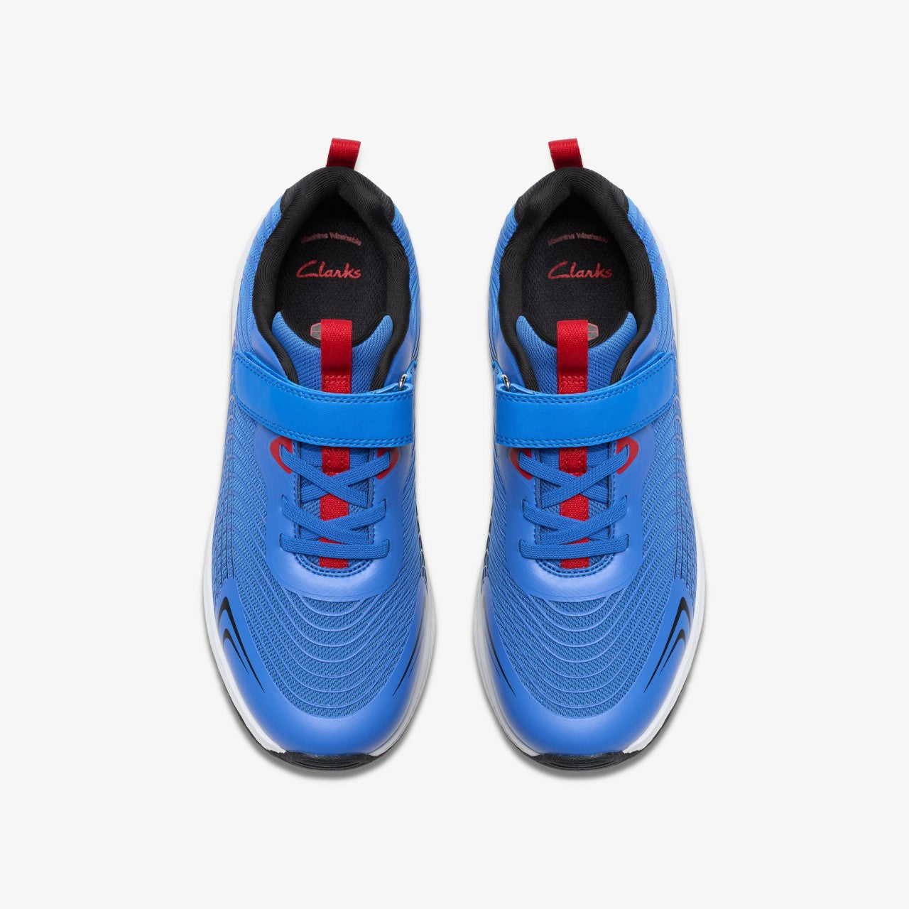 Deyes Dash Youth Blue Synthetic Clarks Kids