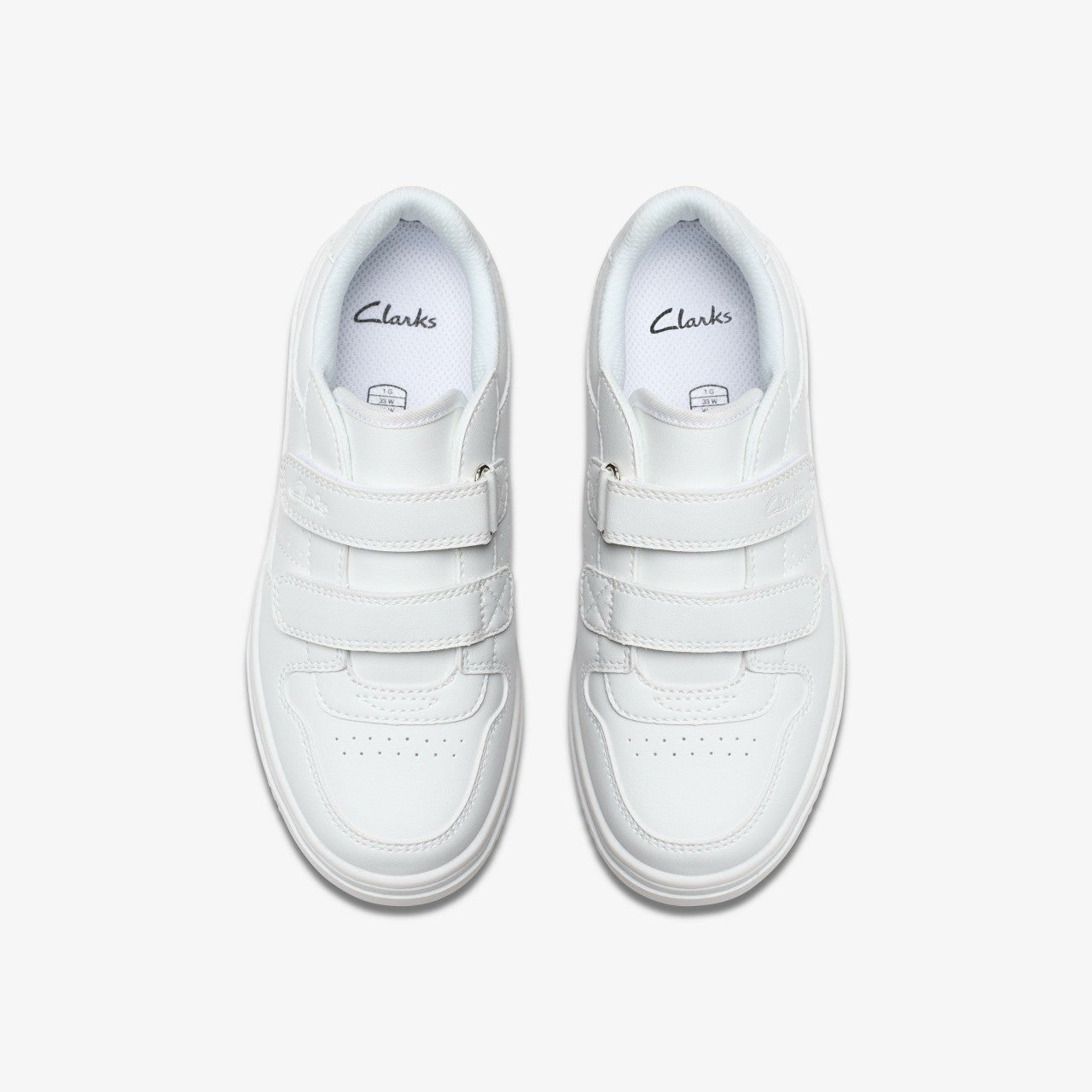 Canyon Sky Kid White/White Clarks Kids