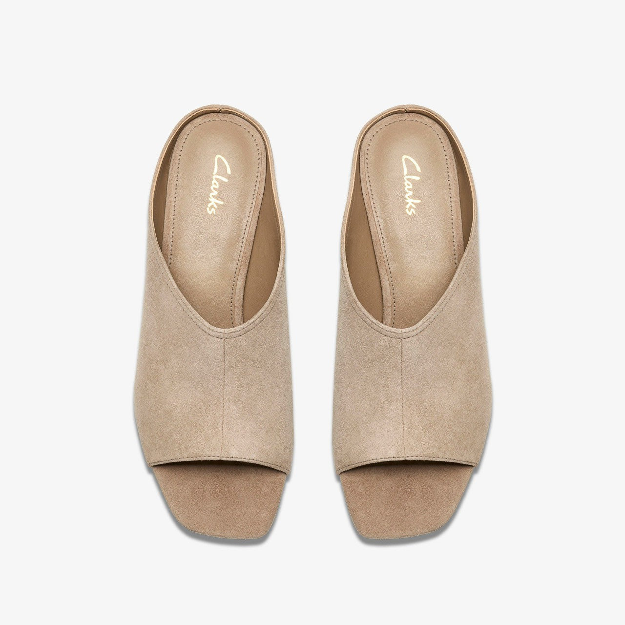 Siray Mule Mushroom Suede Clarks Women