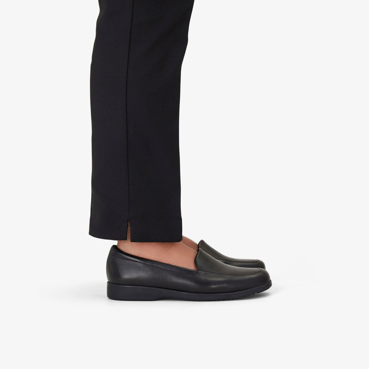 Georgia Loafer Black Leather Clarks Women
