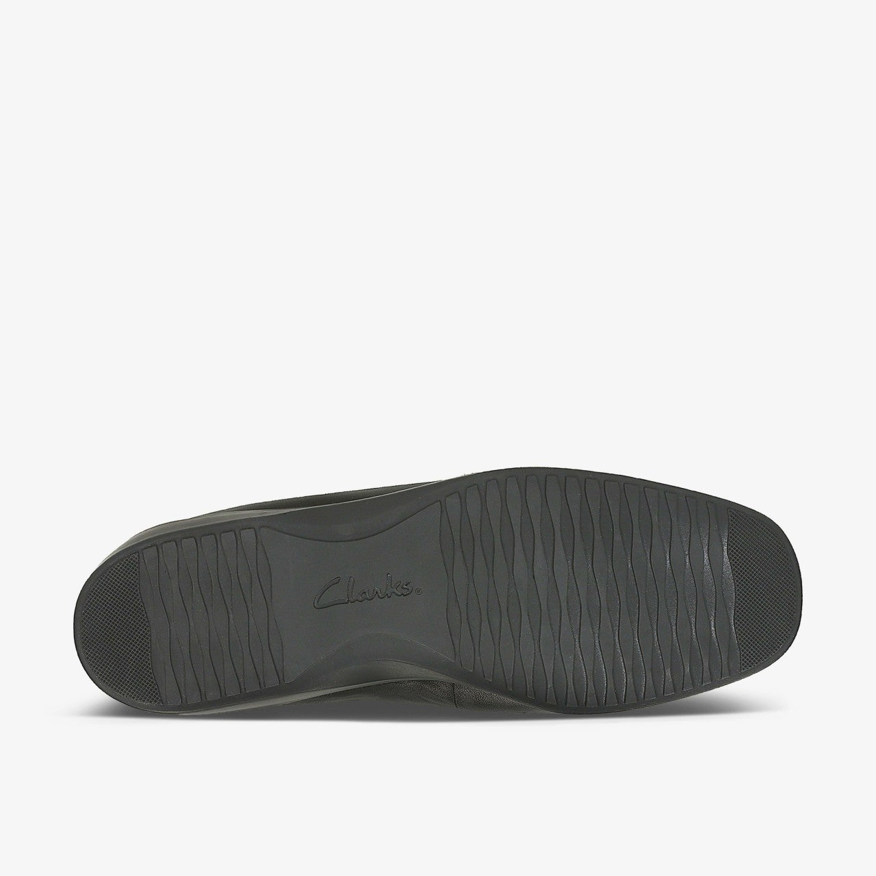 Georgia Loafer Black Leather Clarks Women
