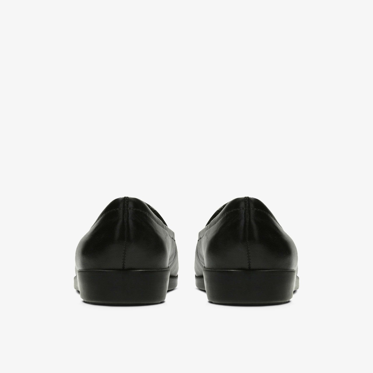 Georgia Loafer Black Leather Clarks Women