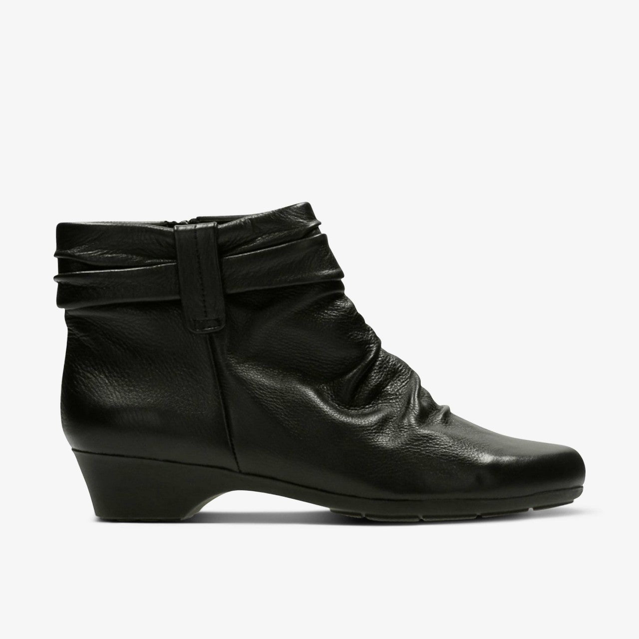 Matron Ella Ankle Boot Black Leather Clarks Women