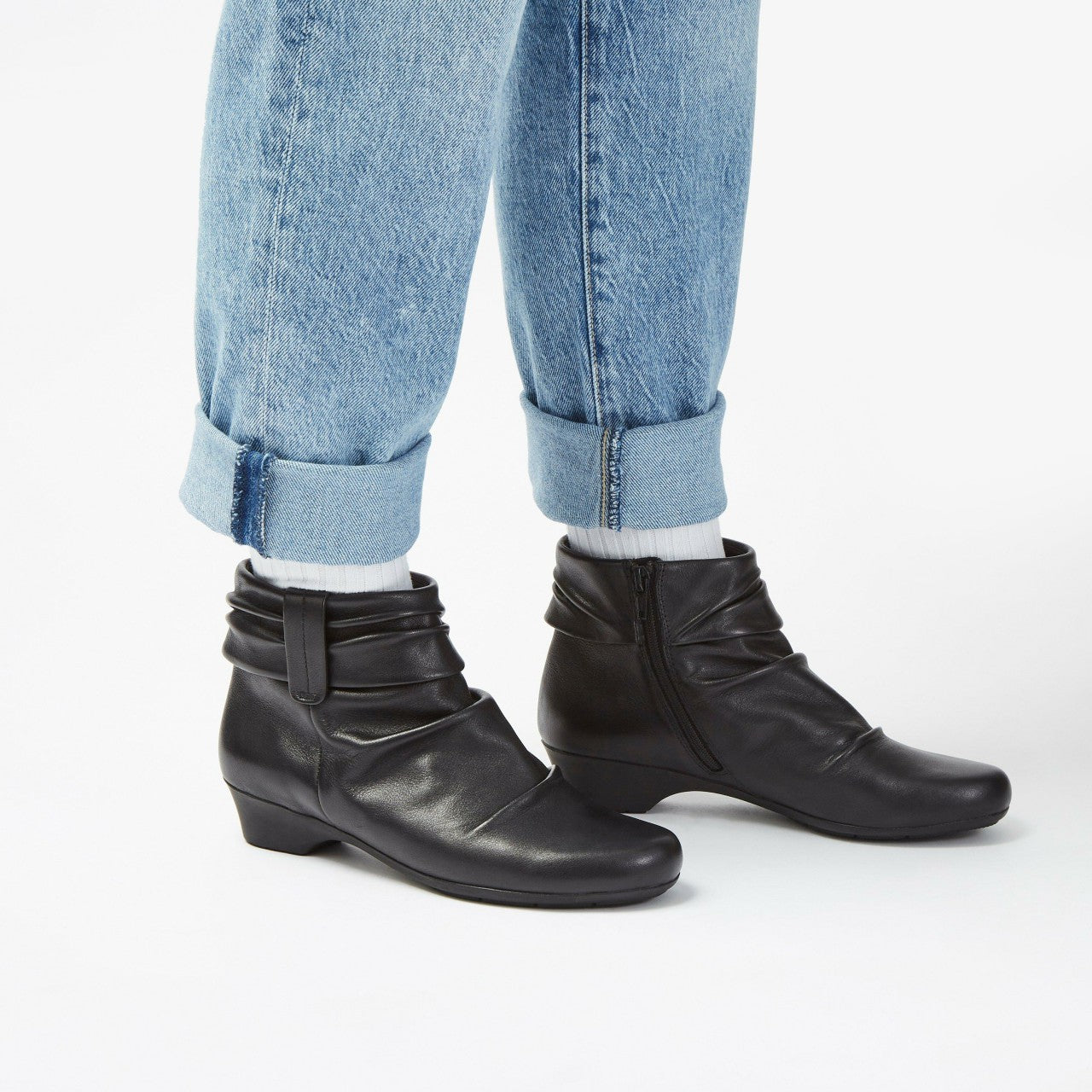 Matron Ella Ankle Boot Black Leather Clarks Women