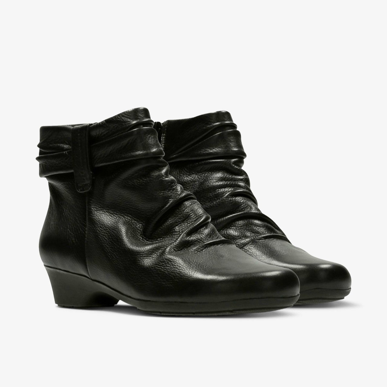 Matron Ella Ankle Boot Black Leather Clarks Women