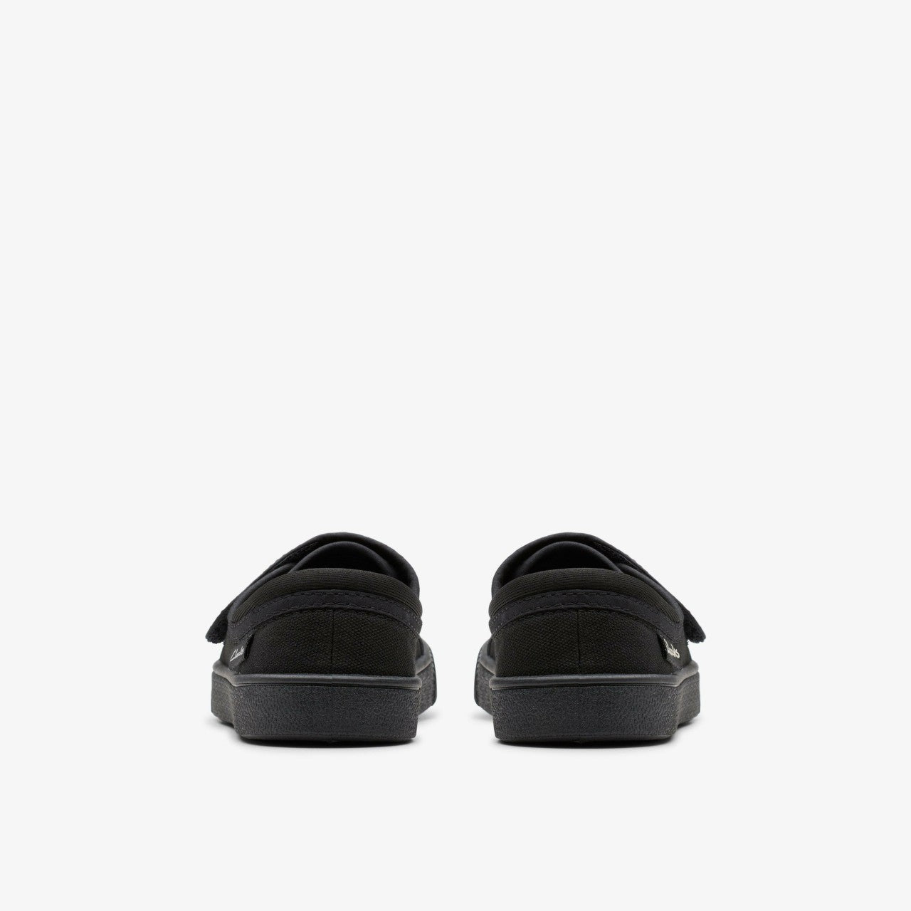 Hopper Run Black Fabric Clarks Kids