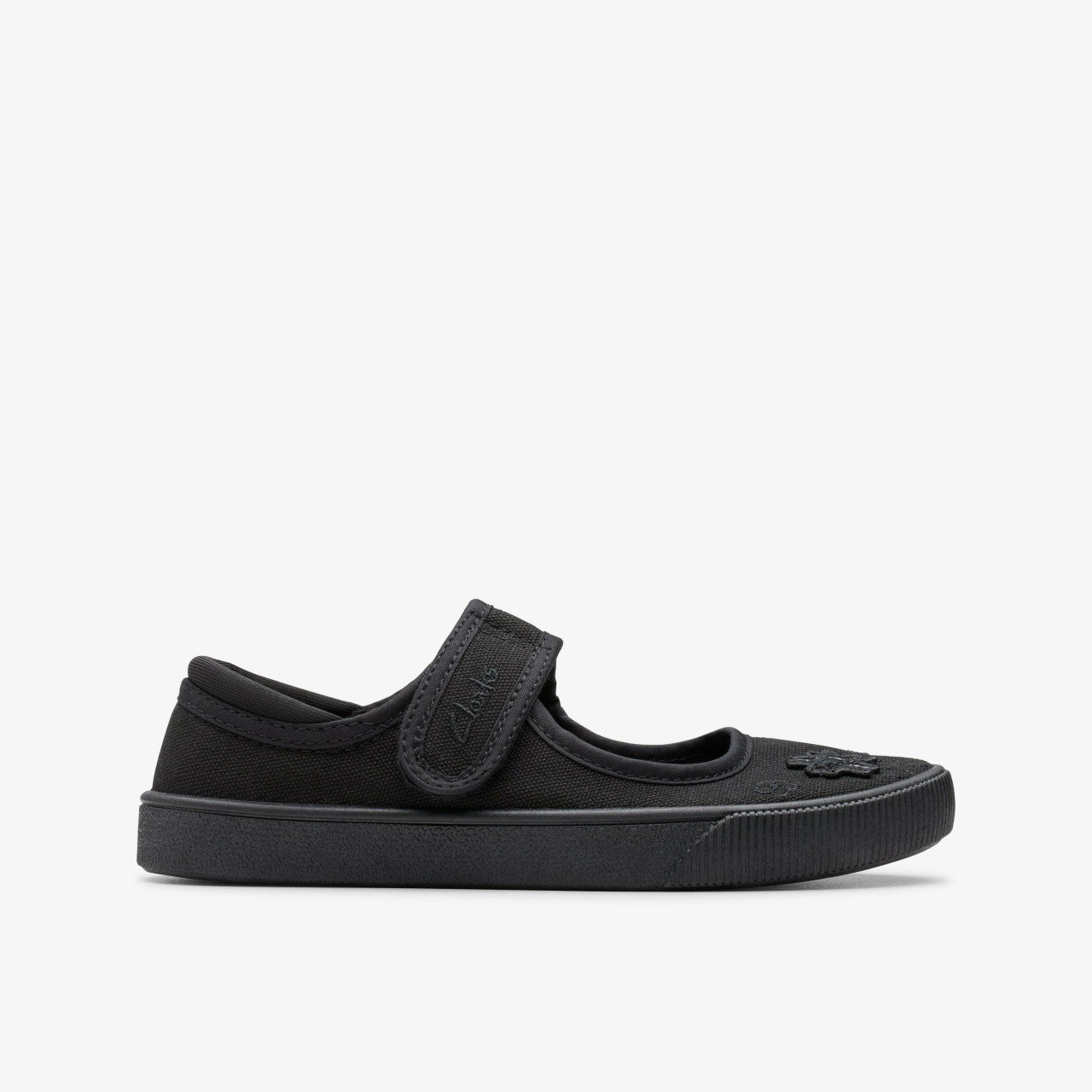 Hopper Go Black Fabric Clarks Kids