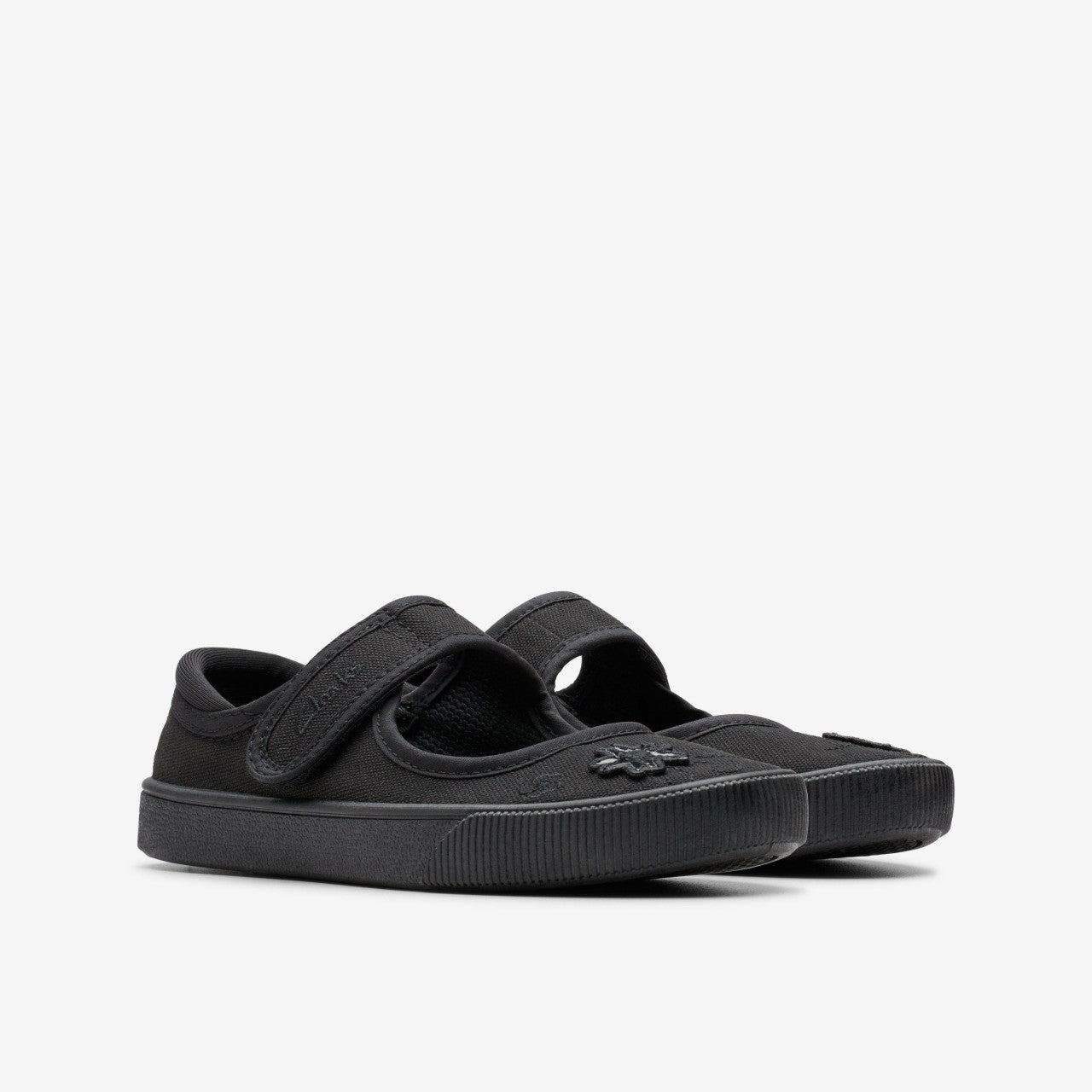 Hopper Go Black Fabric Clarks Kids