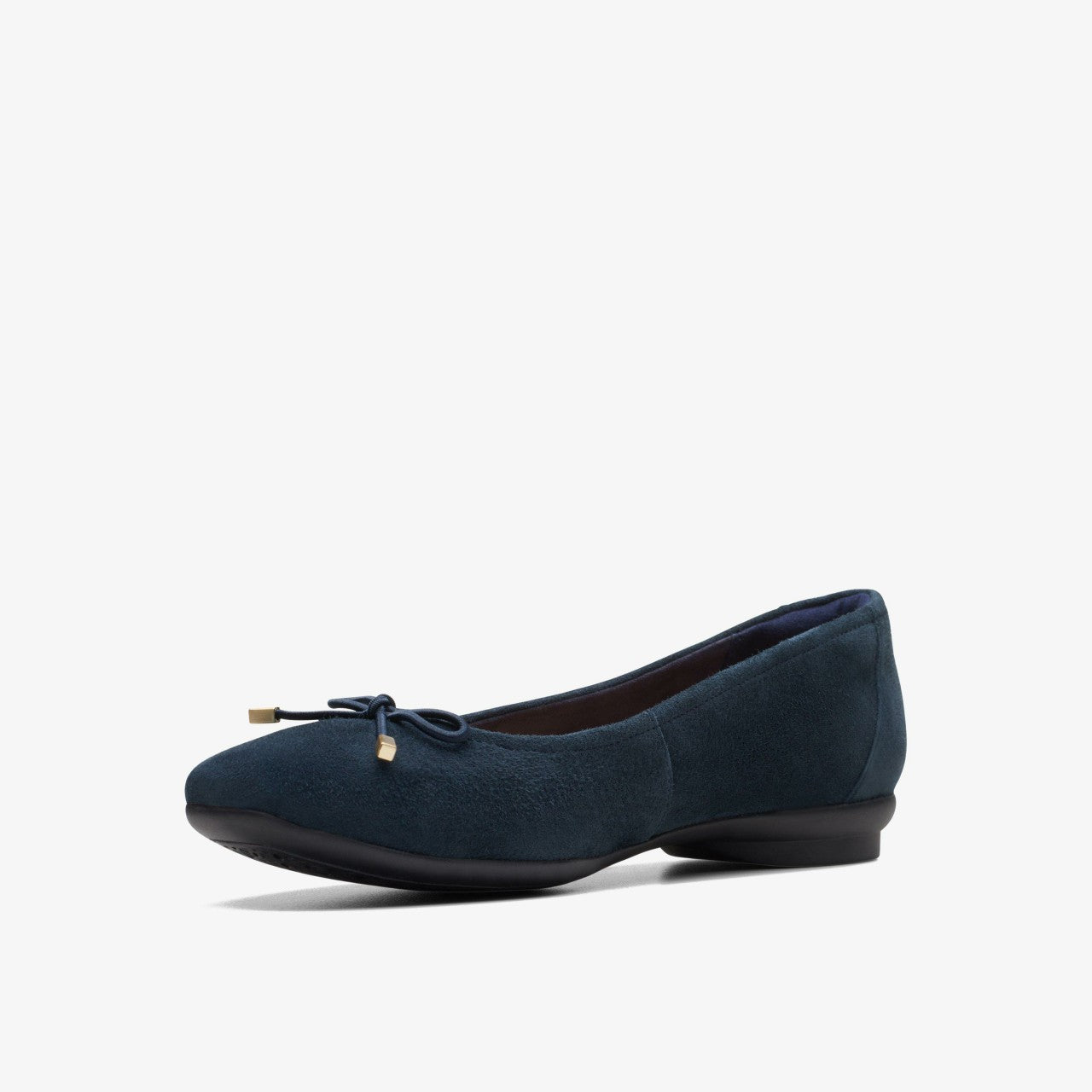 Candra Light Navy Suede Clarks Women