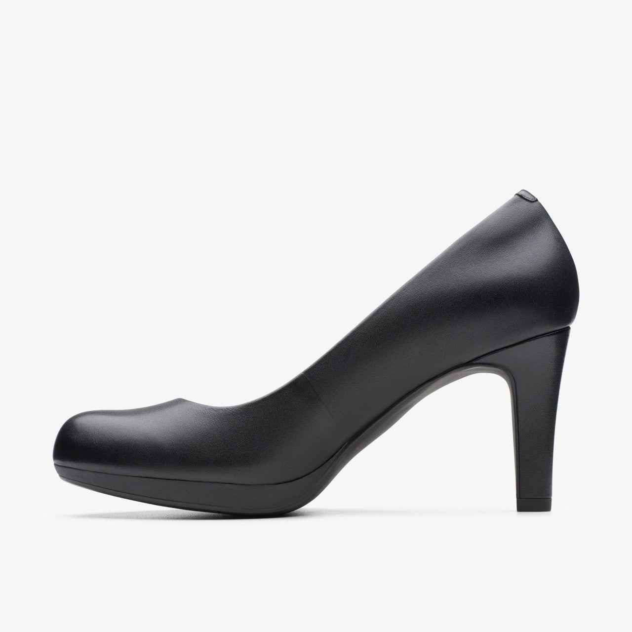 Adriel Viola Black Leather Clarks Women
