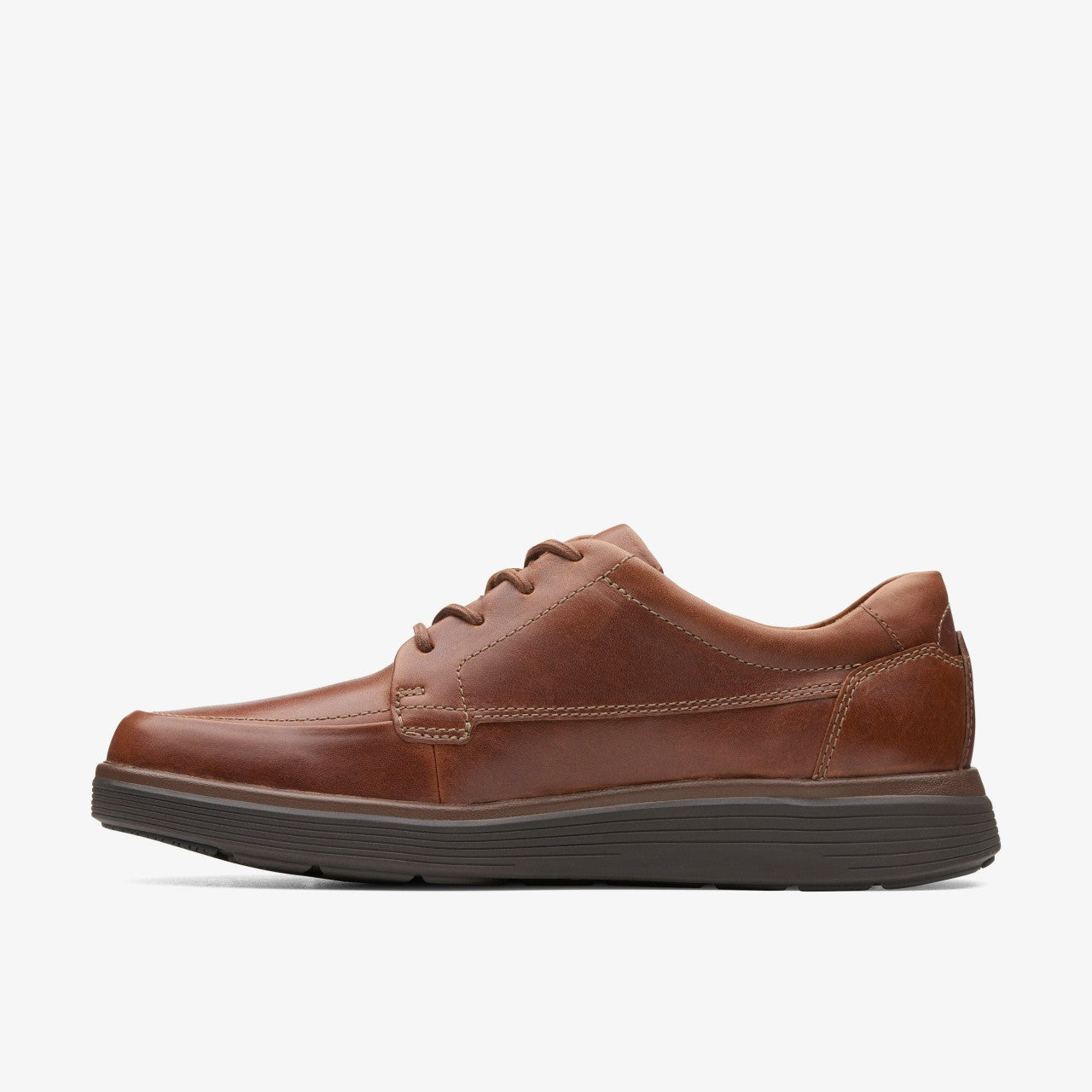 Un Abode Ease Dark Tan Leather Clarks Men
