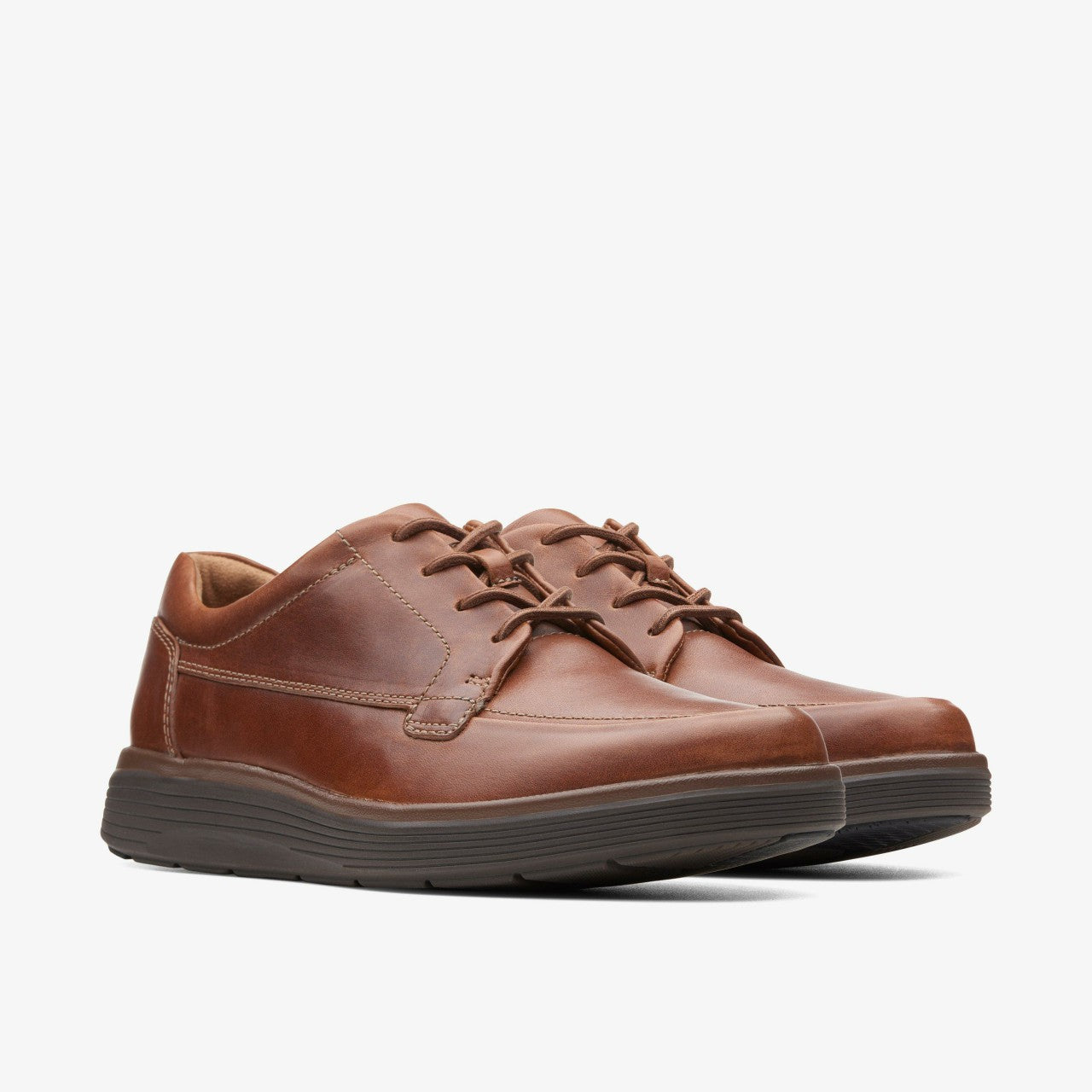 Un Abode Ease Dark Tan Leather Clarks Men
