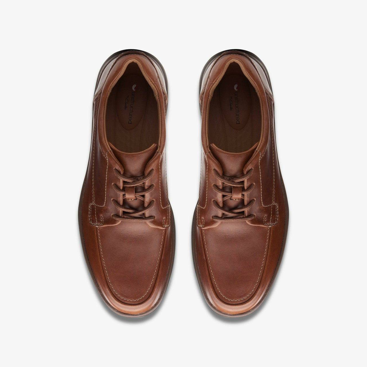 Un Abode Ease Dark Tan Leather Clarks Men