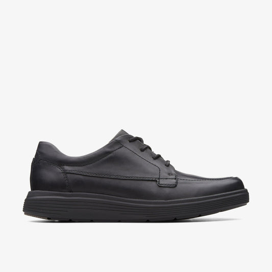 Un Abode Ease Black Leather Clarks Men
