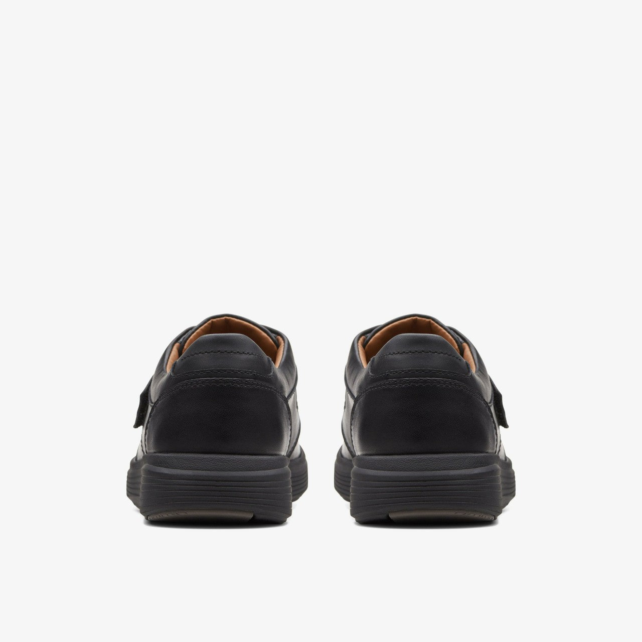 Un Abode Strap Loafer Black Leather Clarks Men