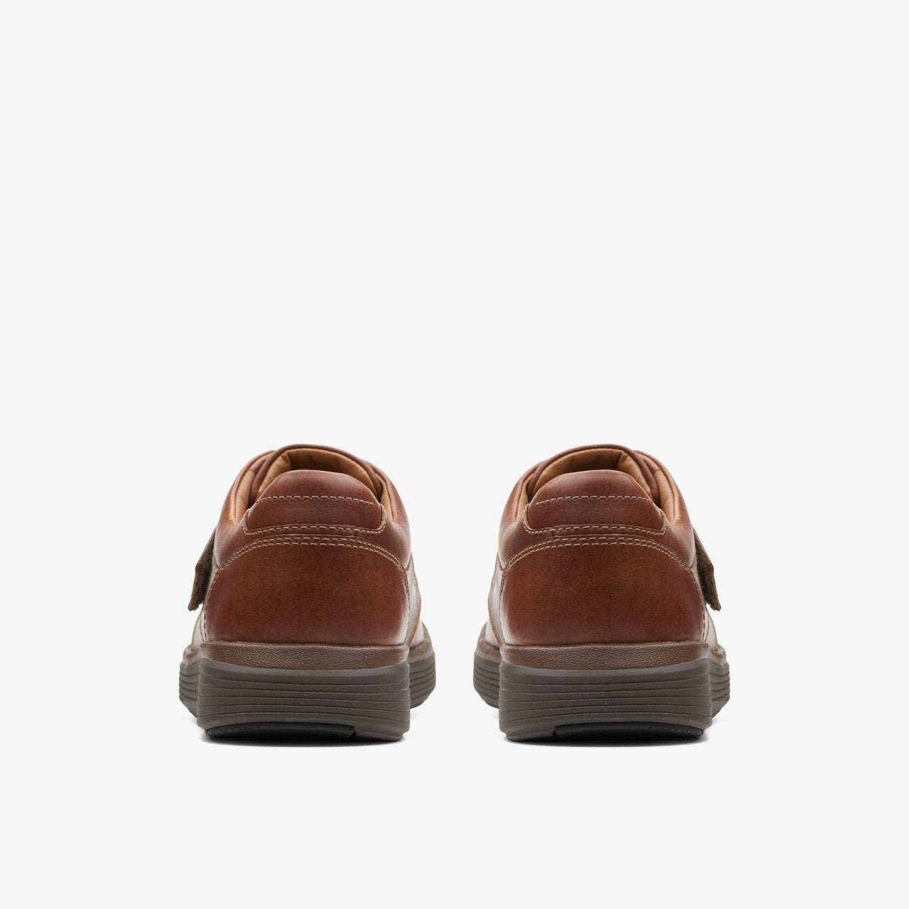 Un Abode Strap Loafer Dark Tan Leather Clarks Men