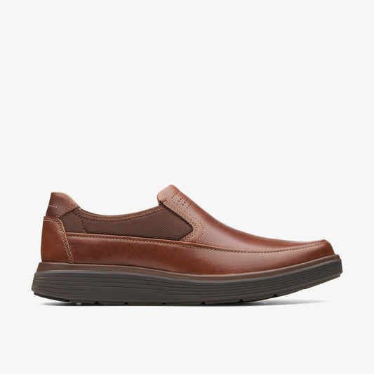 Un Abode Go Loafer Dark Tan Leather Clarks Men