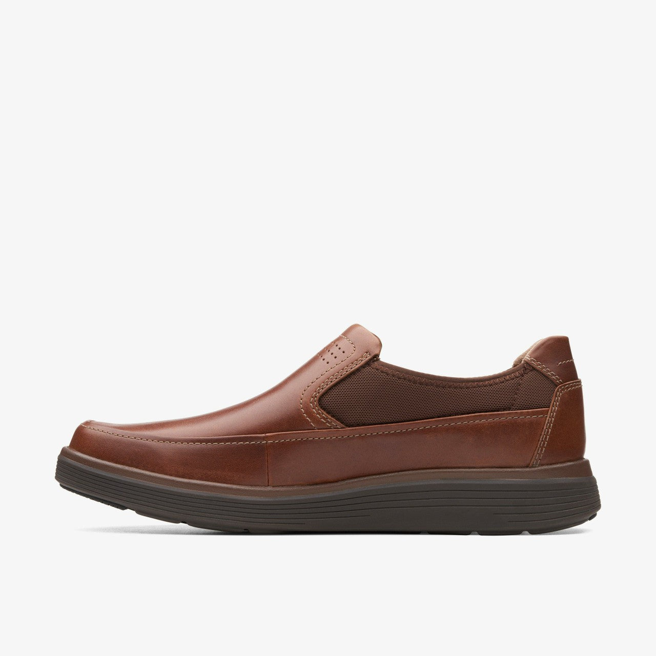 Un Abode Go Loafer Dark Tan Leather Clarks Men