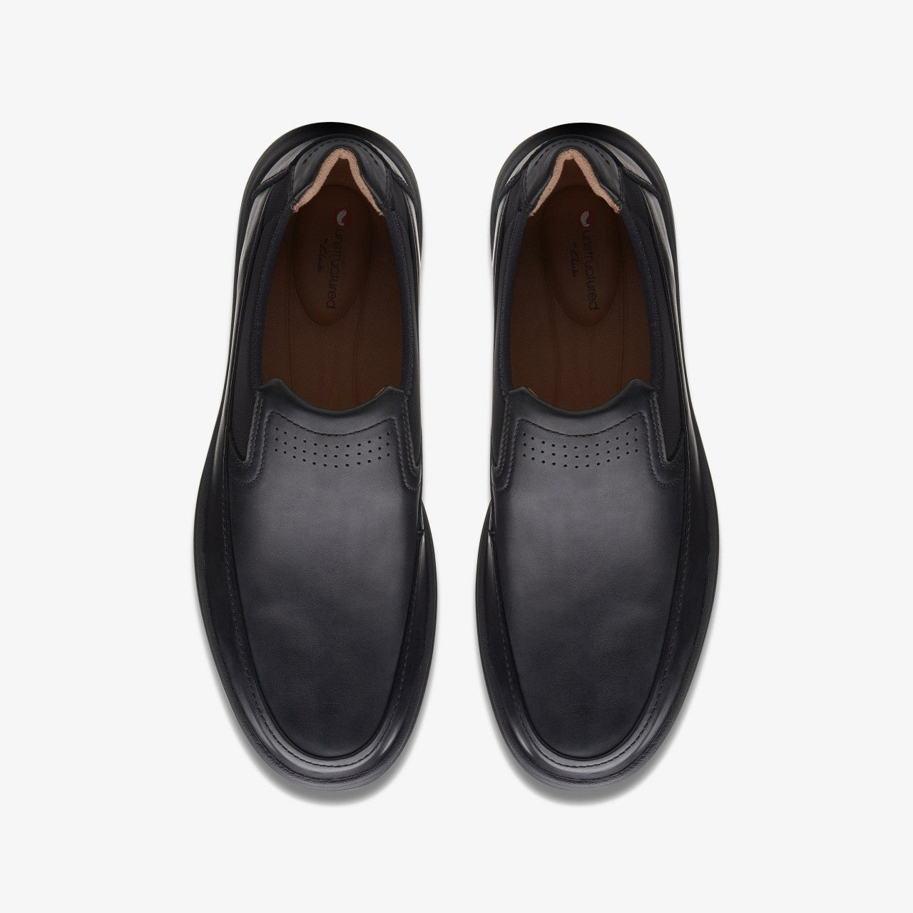 Un Abode Go Loafer Black Leather Clarks Men