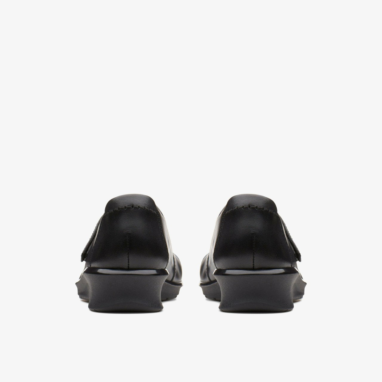 Hope Henley Black Leather Clarks Women