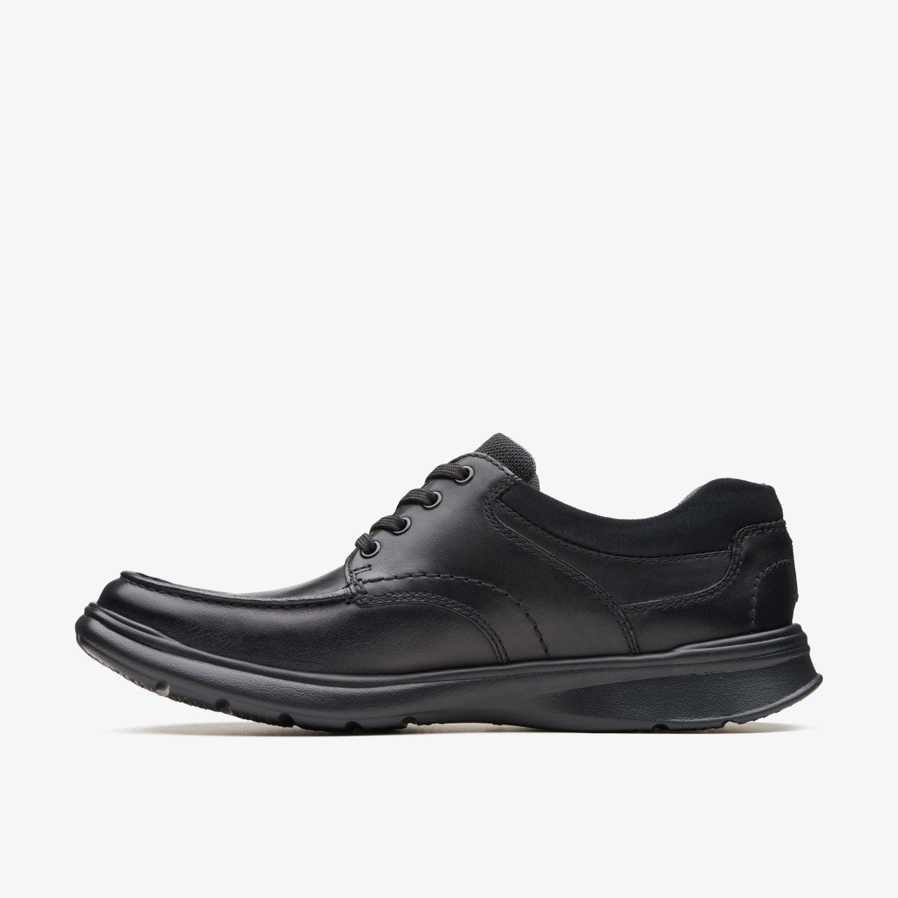 Cotrell Edge Black Smooth Leather Clarks Men
