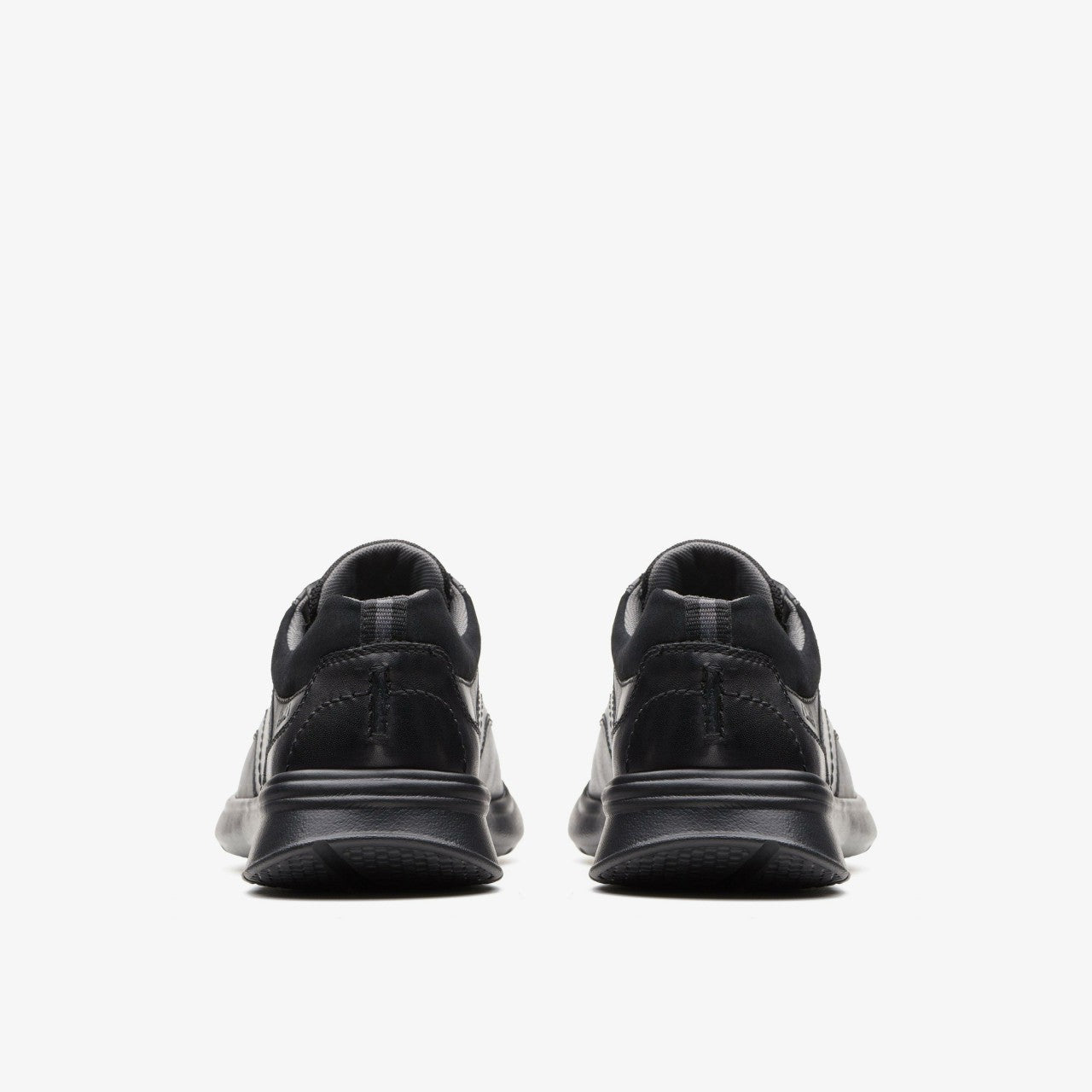 Cotrell Edge Black Smooth Leather Clarks Men