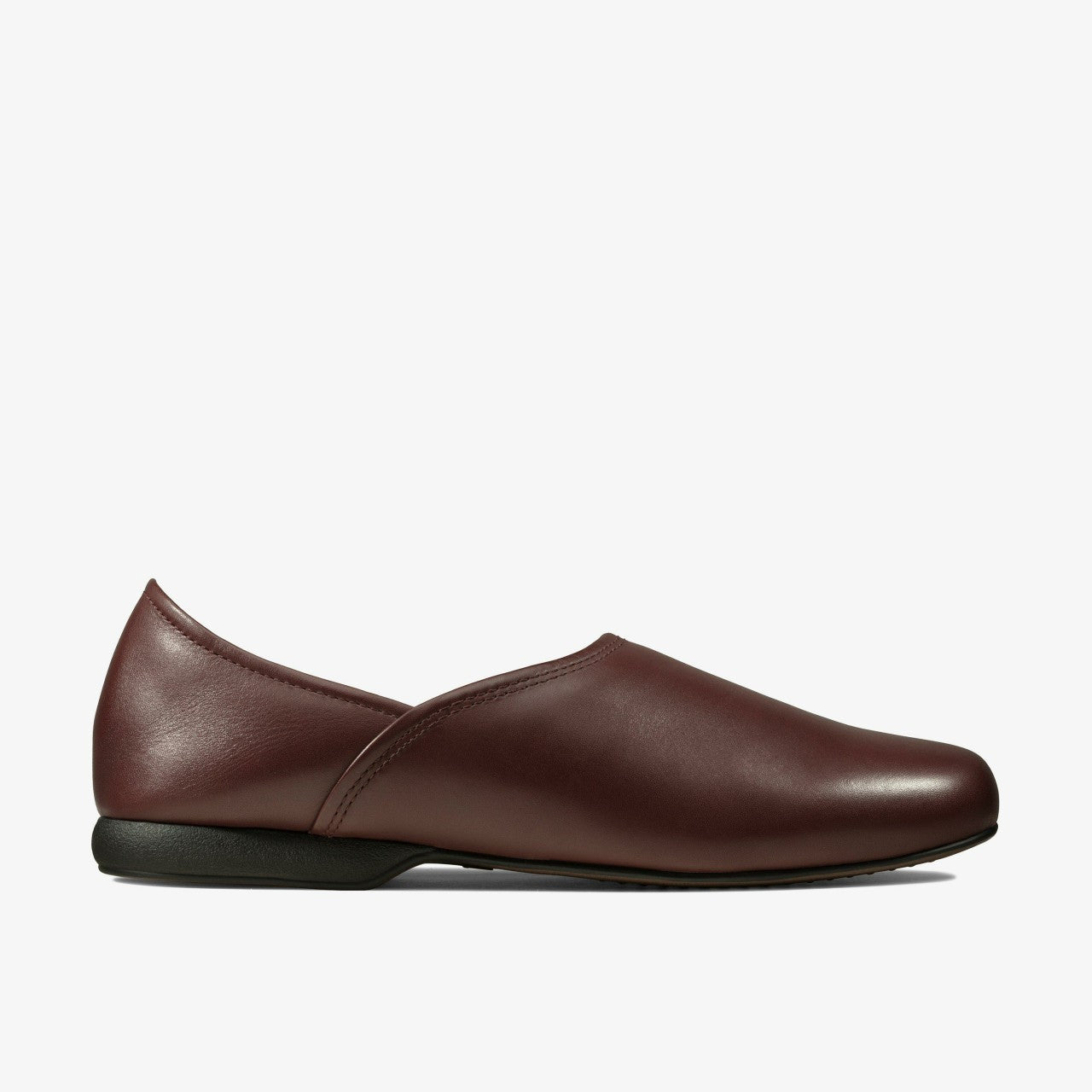 Harston Elite Slipper Burgundy Leather Clarks Men