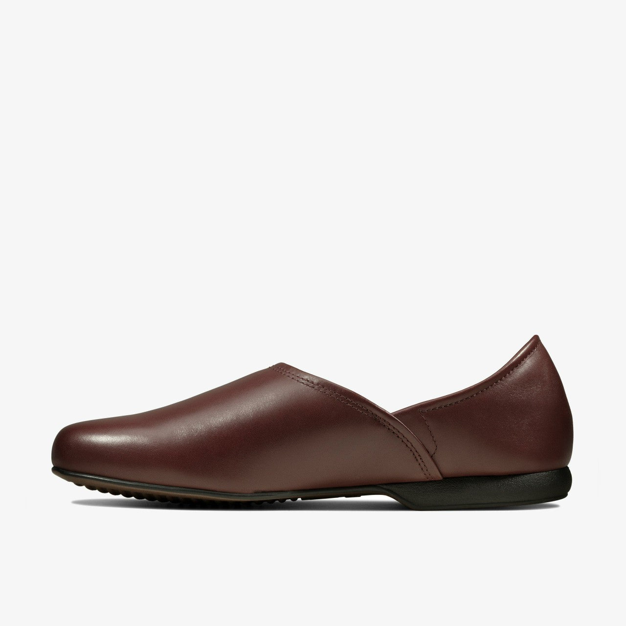 Harston Elite Slipper Burgundy Leather Clarks Men