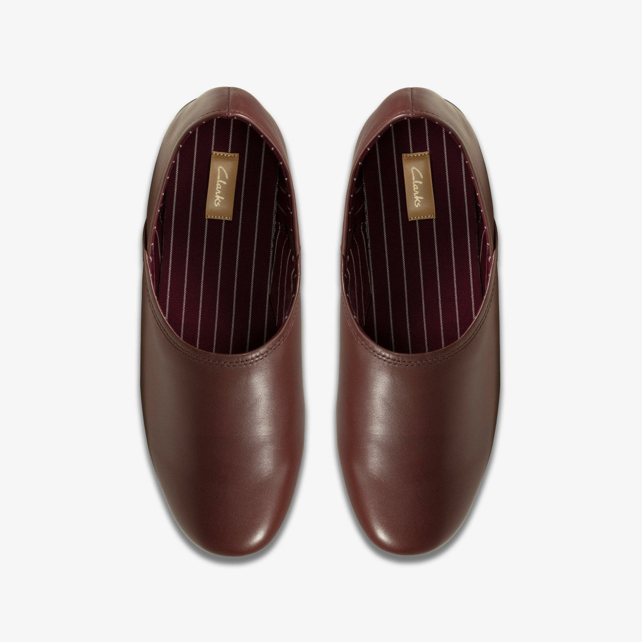 Harston Elite Slipper Burgundy Leather Clarks Men