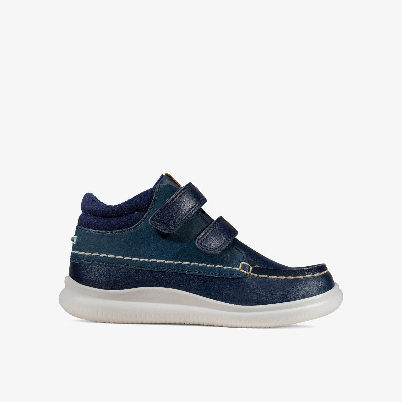 Crest Tuktu Toddler Navy Leather Clarks Kids