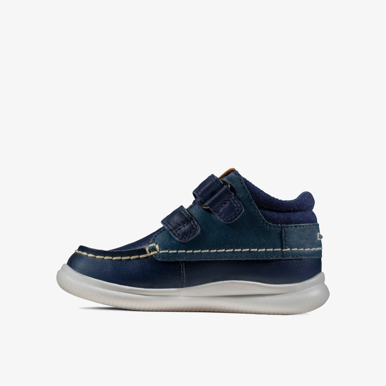 Crest Tuktu Toddler Navy Leather Clarks Kids