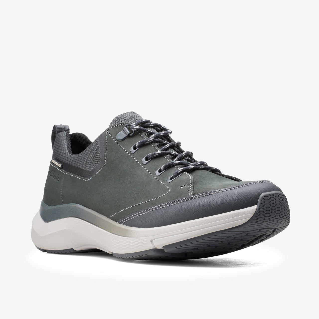 Wave 2.0 Vibe Dark Grey Nubuck Clarks Men