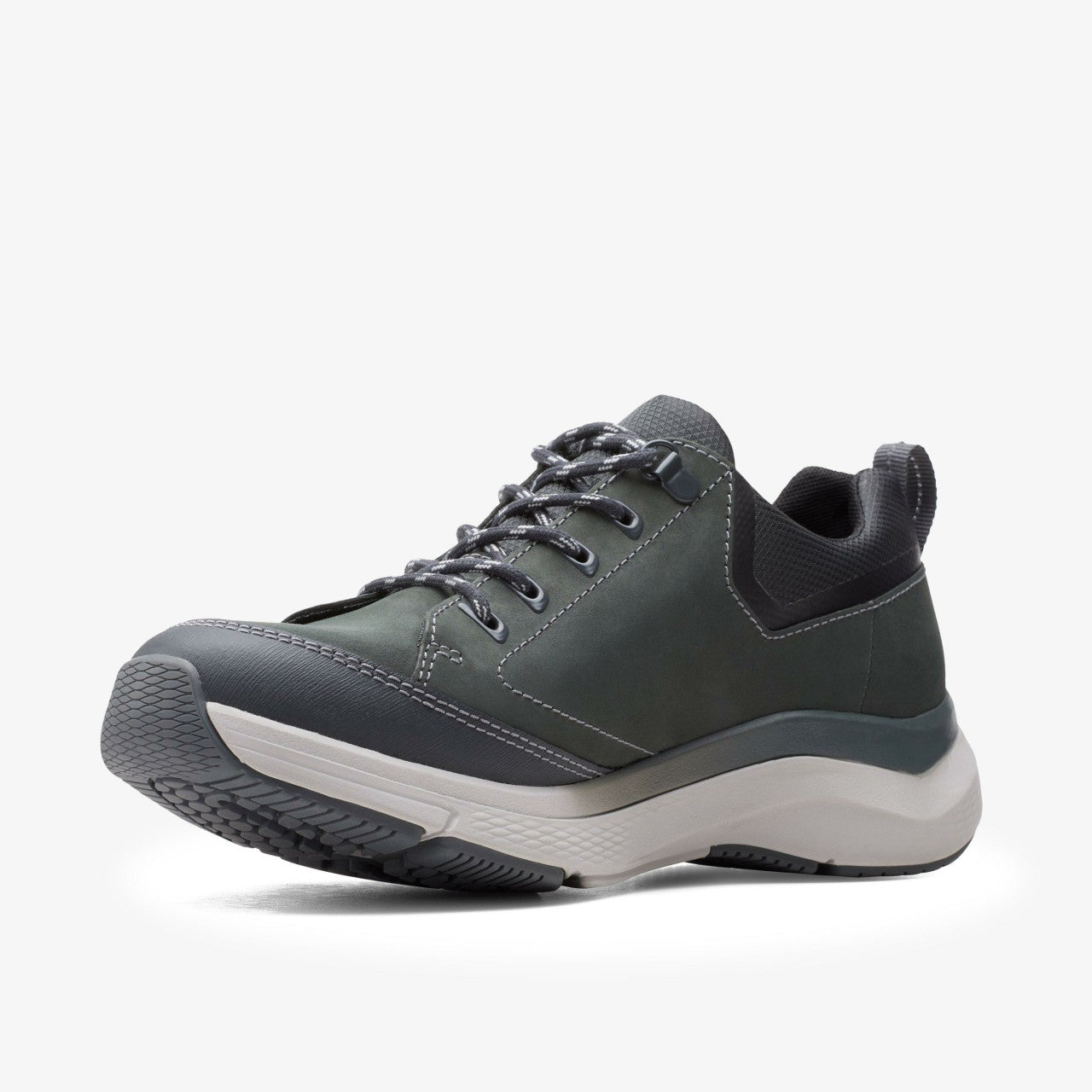 Wave 2.0 Vibe Dark Grey Nubuck Clarks Men