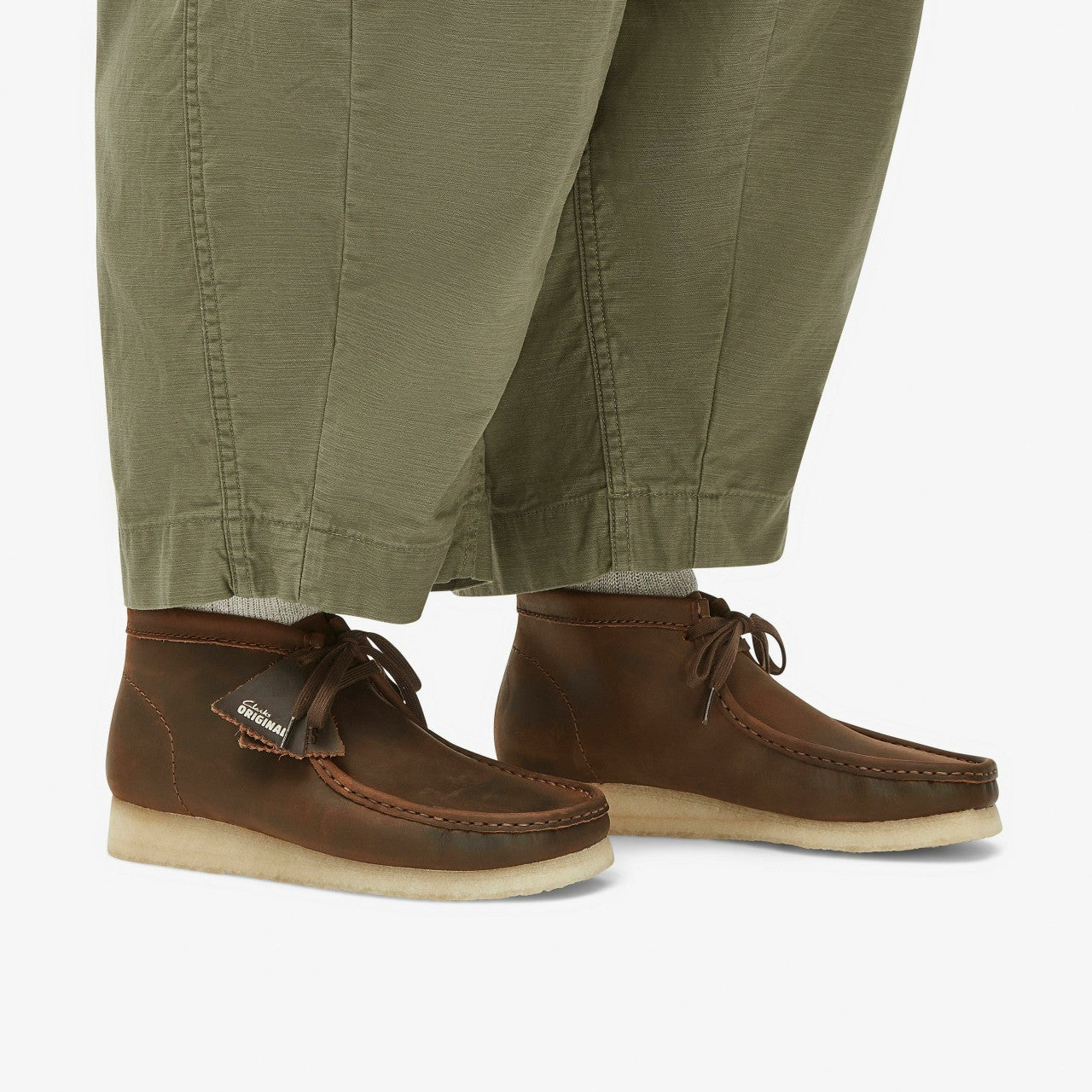 Wallabee Boot Beeswax Clarks Men