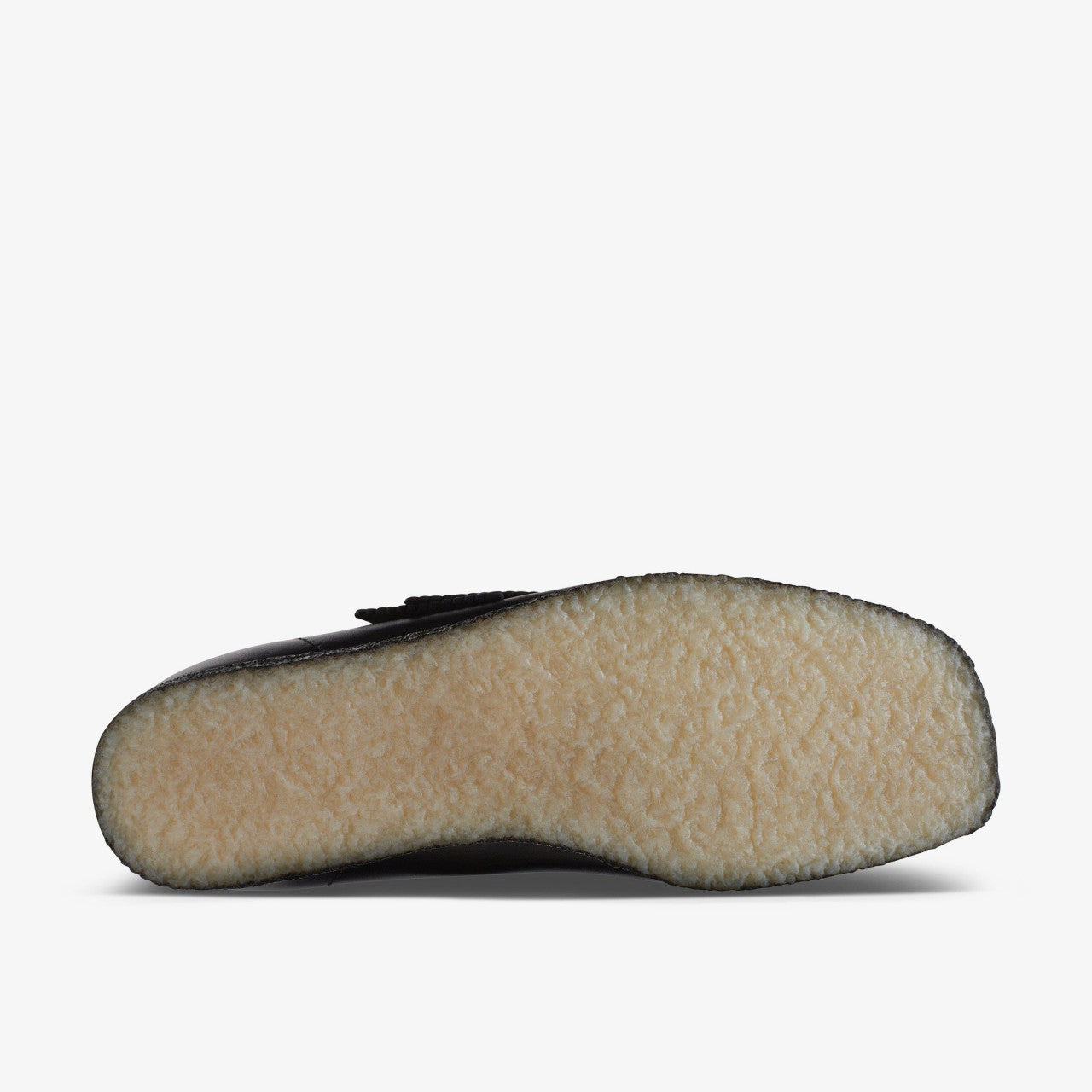 Wallabee Black Leather Clarks Men