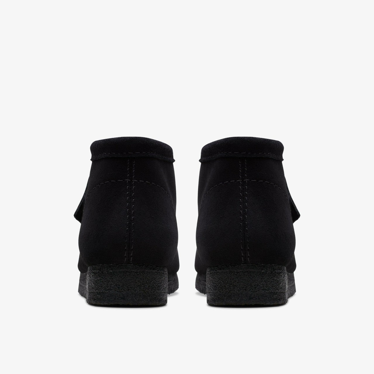 Wallabee Boot Black Suede Clarks Men