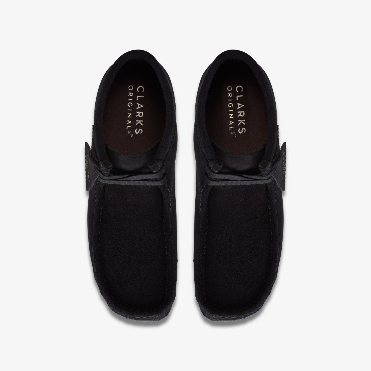 Wallabee Boot Black Suede Clarks Men