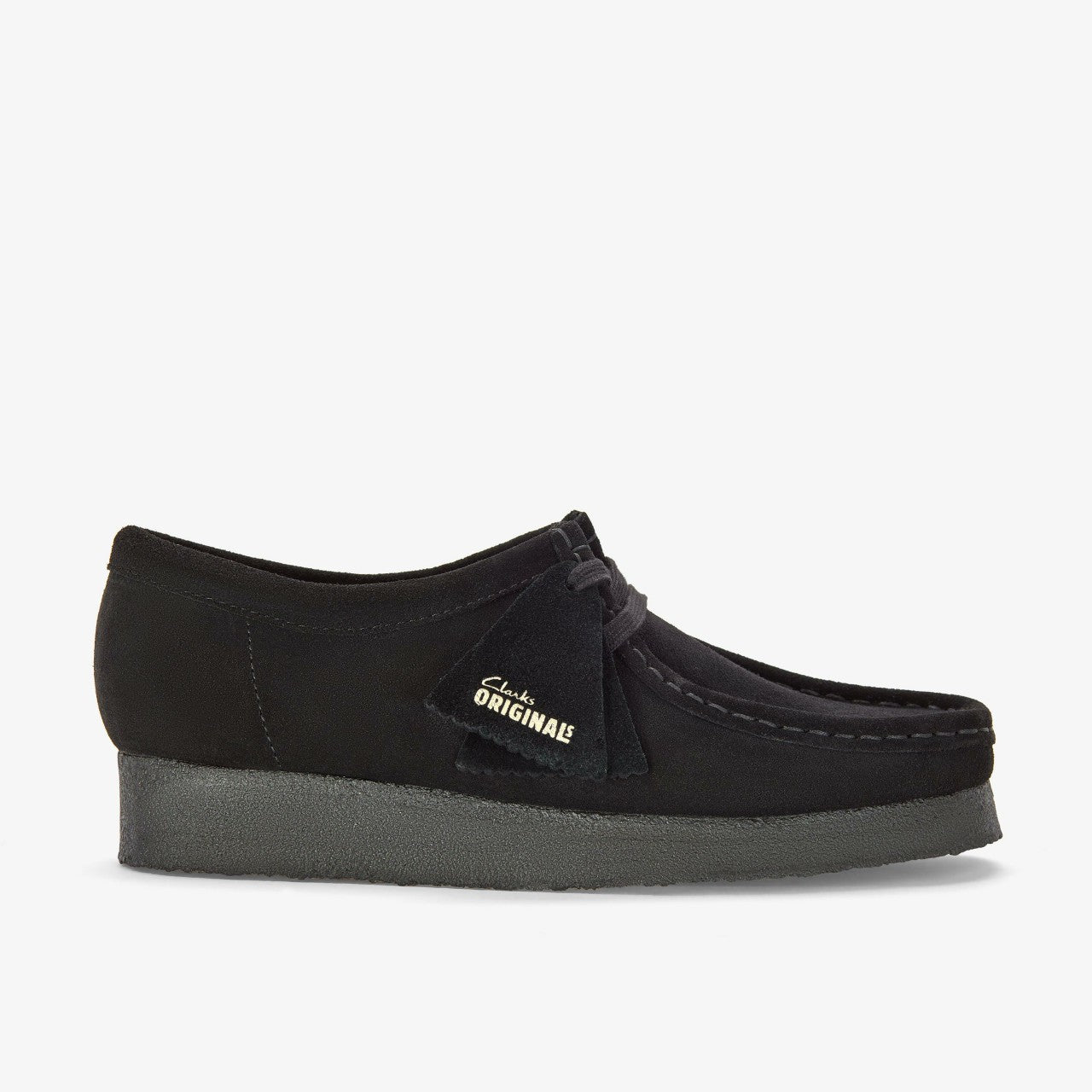 Wallabee Black Suede Clarks Men