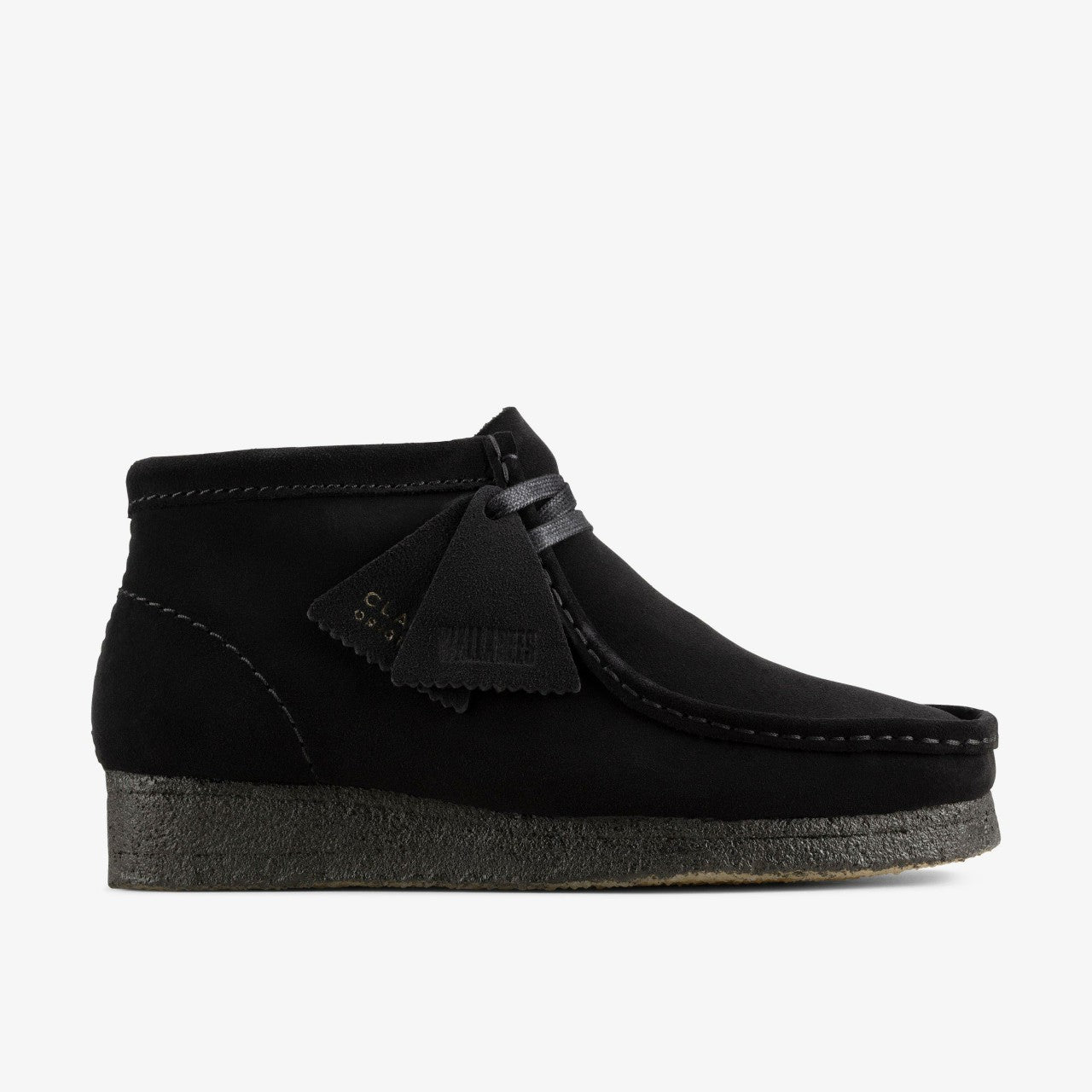 Wallabee Boot Black Suede Clarks Women