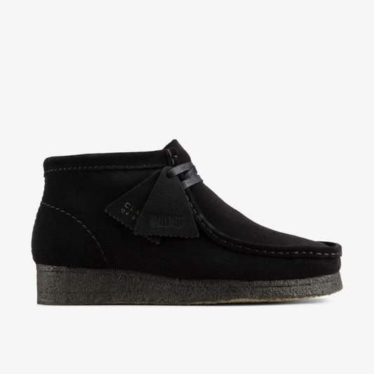 Wallabee Boot Black Suede Clarks Women
